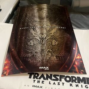 Transformers 2017 limited imax poster lithograph 11 x 17